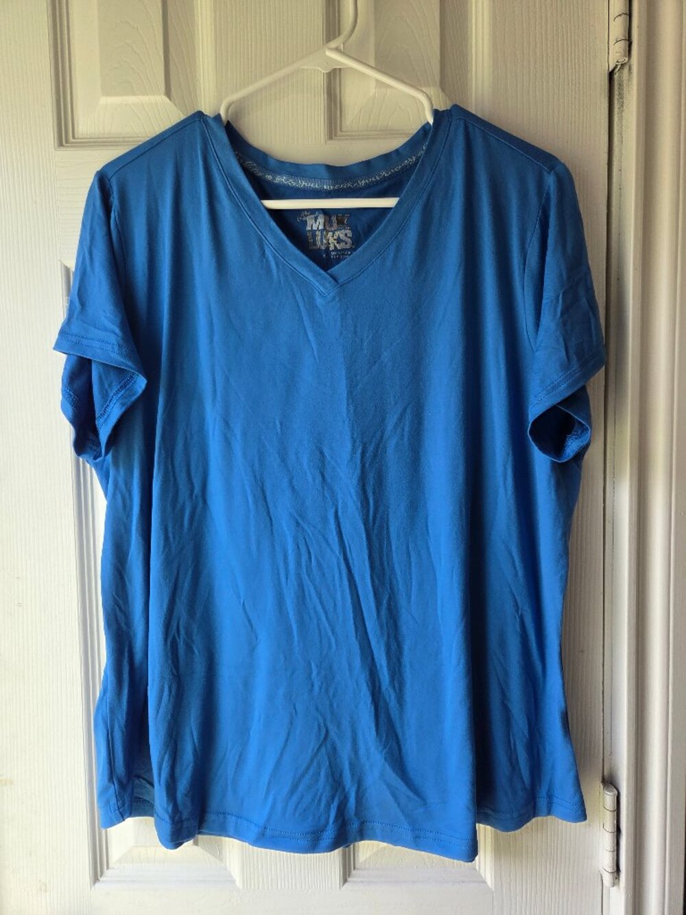 Muk Luks Blue T-Shirt Women's Size XLarge